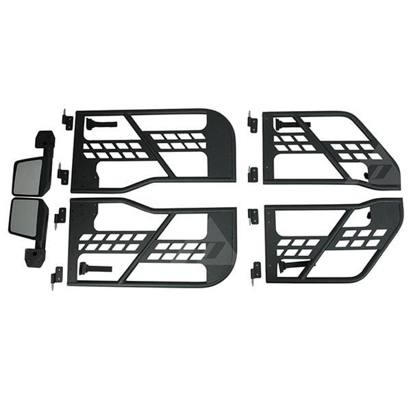 JUEGO PUERTAS TUBO CON ESPEJOS WRANGLER JK 4 PUERTAS 07-18 LANTSUN