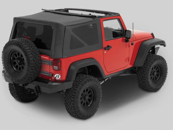 TECHO LONA WRANGLER NEGRO SUPERTOP NX JK 2 PUERTAS 07-18 BESTOP