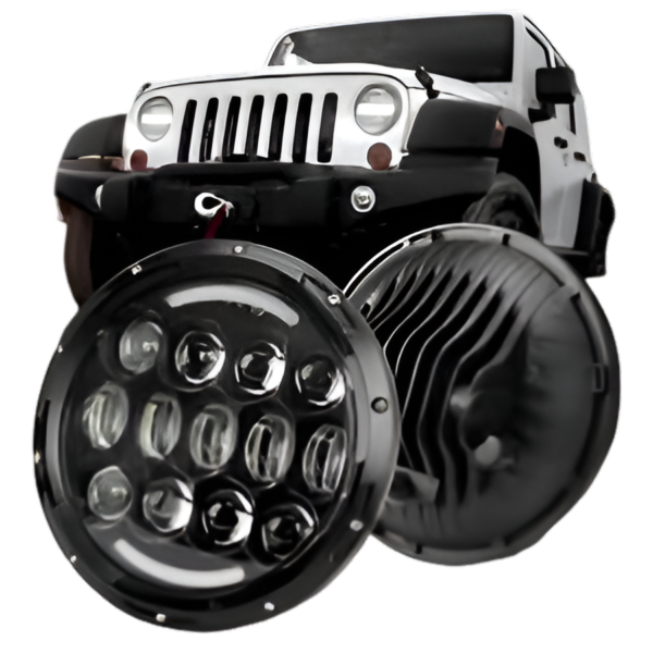 JUEGO OPTICOS WRANGLER JK LED 07-18 LANTSUN - Imagen 2