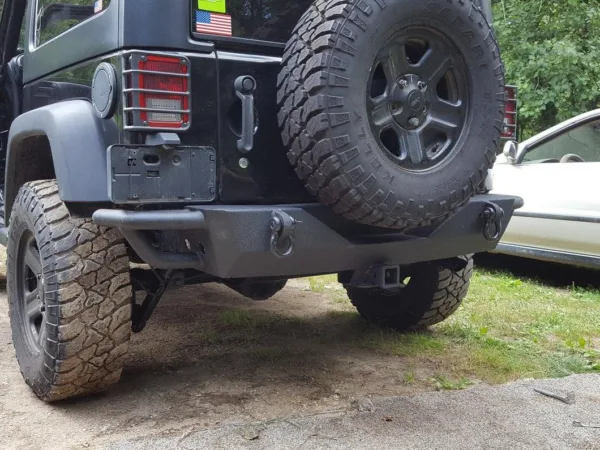 PARACHOQUE TRASERO C/TUBOS WRANGLER JK  07-18  LANTSUN - Imagen 2