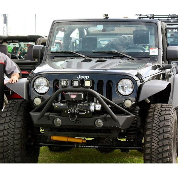 PARACHOQUE DELANTERO FIERRO CORTO WRANGLER JK 07-18 LANTSUN