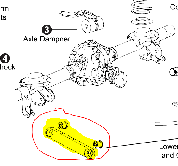 BRAZO TENSOR TRASERO LIBERTY 02-07 MOOG