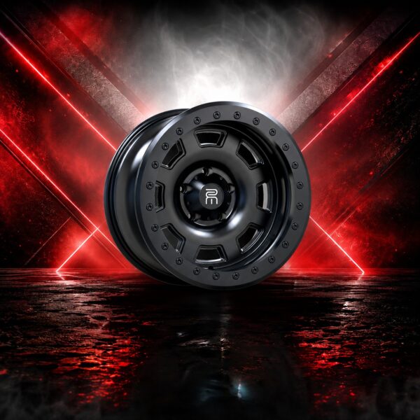 LLANTA BEADLOCK 17X9 5X127 -38 OFFSET ARO NEGRO ALEACION ALUMINIO RMC