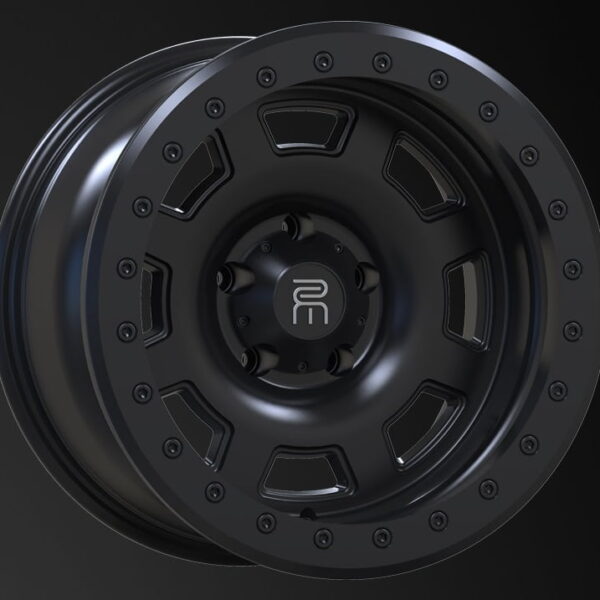 LLANTA BEADLOCK 17X9 5X127 -12 OFFSET ARO NEGRO ALEACION ALUMINIO RMC
