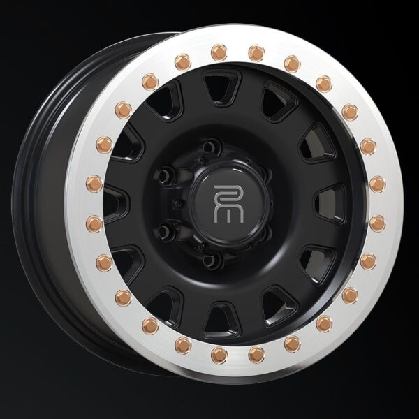 LLANTA BEADLOCK 16X7.5 5X114.3 -25 OFFSET ARO CROMADO ALEACION ALUMINIO RMC