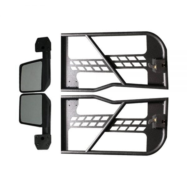 JUEGO PUERTAS TUBO C/ESPEJOS WRANGLER JL 2 PUERTAS 19-23 LANTSUN
