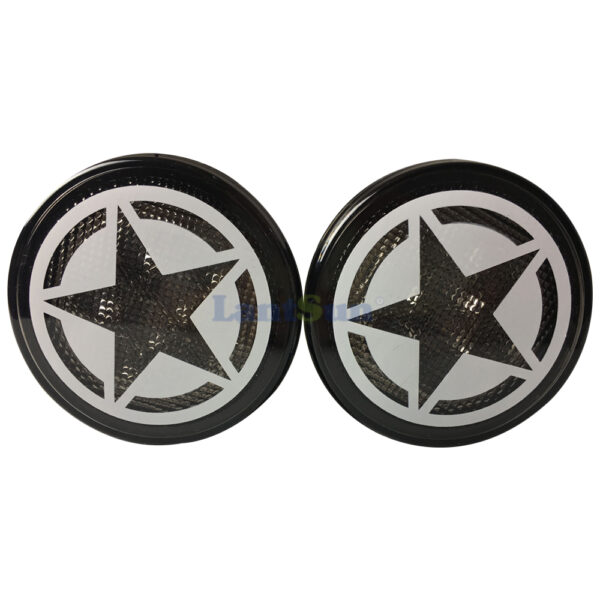 JUEGO FAROL ESTACIONAMIENTO BLANCO/LED ESTRELLA WRANGLER 07-18 LANTSUN