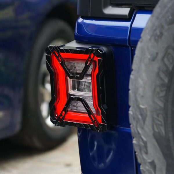 JUEGO PROTECCIONES ALUMINIO FOCOS TRASEROS WRANGLER JL 19-23 LANTSUN