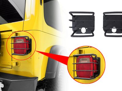 JUEGO PROTECCIONES FOCOS TRASEROS WRANGLER TJ 97-06 LANTSUN