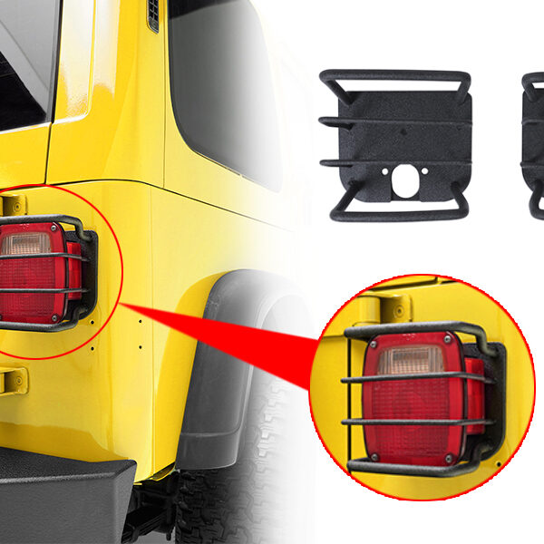 JUEGO PROTECCIONES FOCOS TRASEROS WRANGLER TJ 97-06 LANTSUN