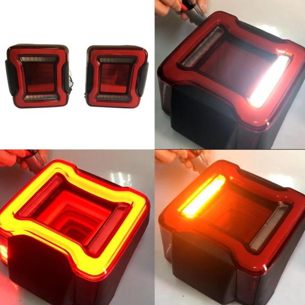 JUEGO FAROLES TRASEROS WRANGLER JK 07-18 LANTSUN - Imagen 3