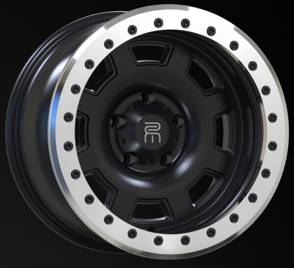 LLANTA BEADLOCK 17X9    5X127  -12 OFFSET ARO CROMADO ALEACION ALUMINIO RMC