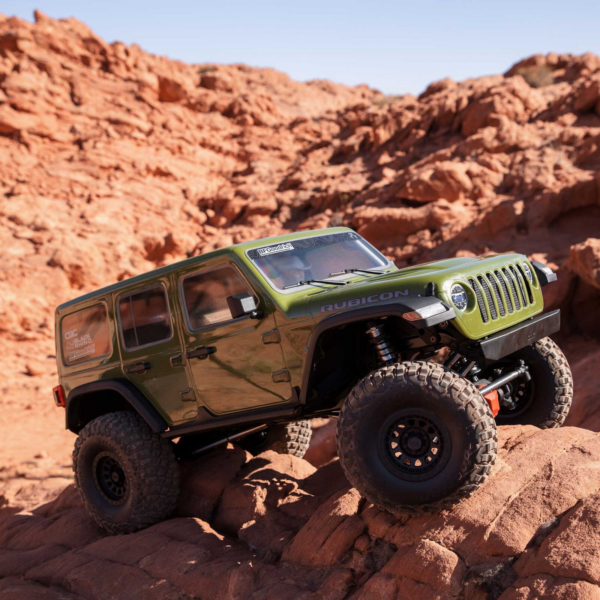 JEEP WRANGLER JLU R/C  ESCALA 1/6 4WD VERDE AXIAL - Imagen 7