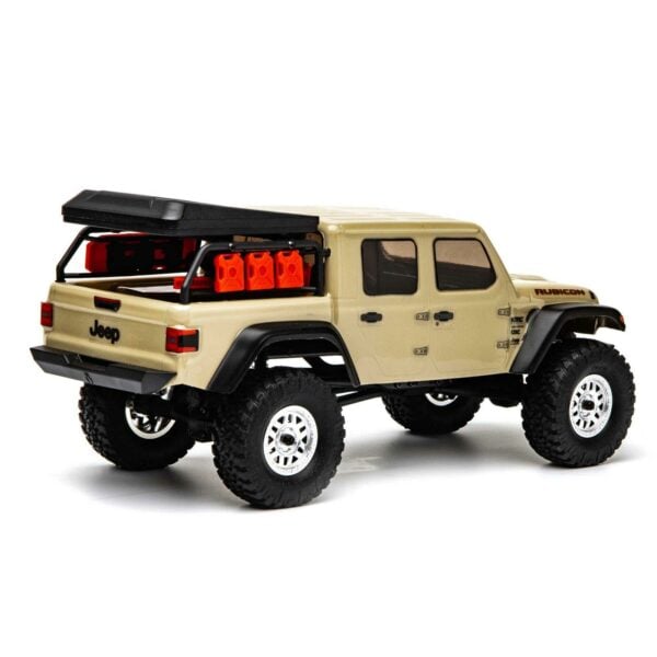 JEEP WRANGLER GLADIATOR R/C  ESCALA 1/24 4WD BEIGE AXIAL - Imagen 2