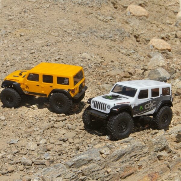JEEP WRANGLER JLU R/C ESCALA 1/24 4WD AMARILLO AXIAL - Imagen 8