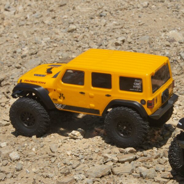 JEEP WRANGLER JLU R/C ESCALA 1/24 4WD AMARILLO AXIAL - Imagen 9