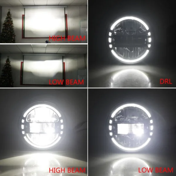 JUEGO OPTICOS LED WRANGLER JK 07-18 LANTSUN - Imagen 4