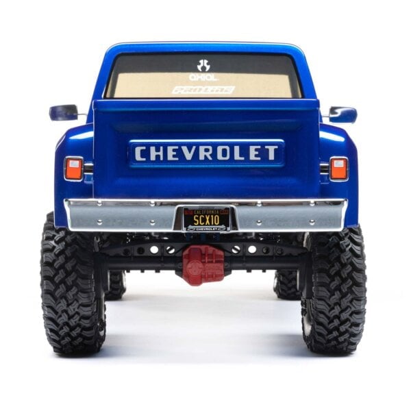 CHEVROLET K10 1982 BASE CAMP R/C ESCALA 1/10 4WD AZUL AXIAL - Imagen 3