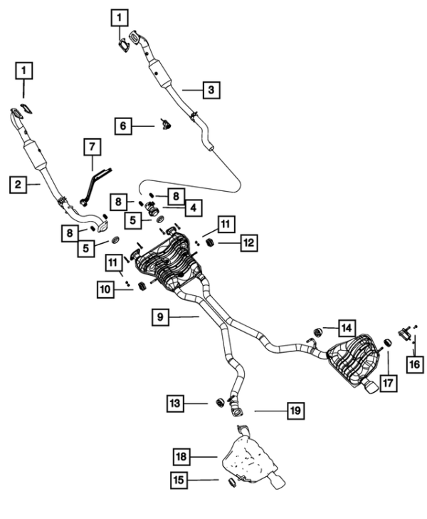 CATALITICO CON MULTIPLE DE ESCAPE LADO IZQUIERDO DURANGO / GRAND CHEROKEE 11-12 DORMAN - Imagen 2