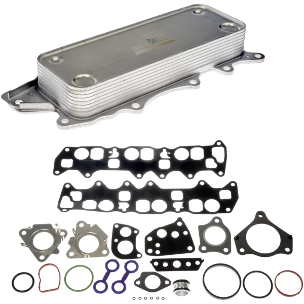 ENFRIADOR DE ACEITE CON EMPAQUES JEEP GCHEROKEE 3.0D 07-09 DORMAN