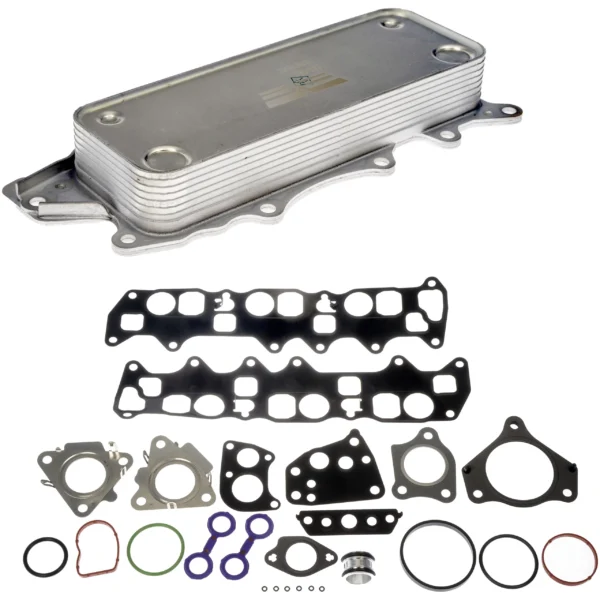 ENFRIADOR DE ACEITE CON EMPAQUES JEEP GCHEROKEE 3.0D 07-09 DORMAN