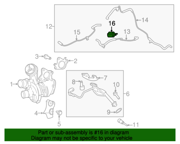 SOLENOIDE TURBO FORD F150 / EXPLORER / EDGE / FOCUS / ESCAPE / EXPEDITION 11-23 DORMAN - Imagen 2
