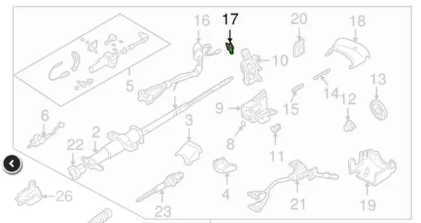CILINDRO DE CONTACTO CHEVROLET/HUMMER 01-07 STANDARD - Imagen 2