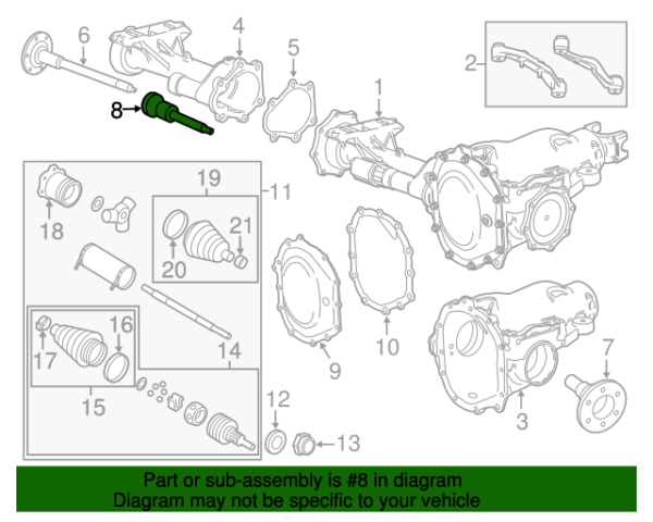SWITCH ACTUADOR TRACCION DELANTERA CHEVROLET SILVERADO / TAHOE / SUBURBAN 14-20 DORMAN - Imagen 2