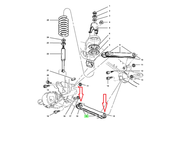 JUEGO BUJES BRAZO SUSPENCION DELANTERO INFERIOR DODGE RAM 1500/2500 94-02 MOOG - Imagen 2