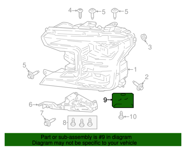 BALLAST LUCES FORD F-150 15-20 EXPEDITION 18-21 DORMAN - Imagen 2