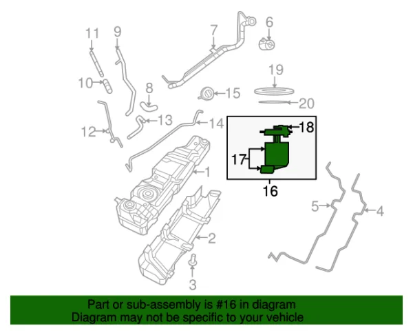 BOMBA DE BENCINA JEEP WRANGLER JK 10-18 TAIWAN - Imagen 2