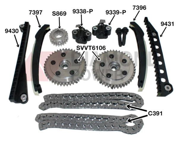 KIT DISTRIBUCION F-150 V8 5.4 24V 04-10 VVT EXPEDITION V8 5.4 24V 05-08
