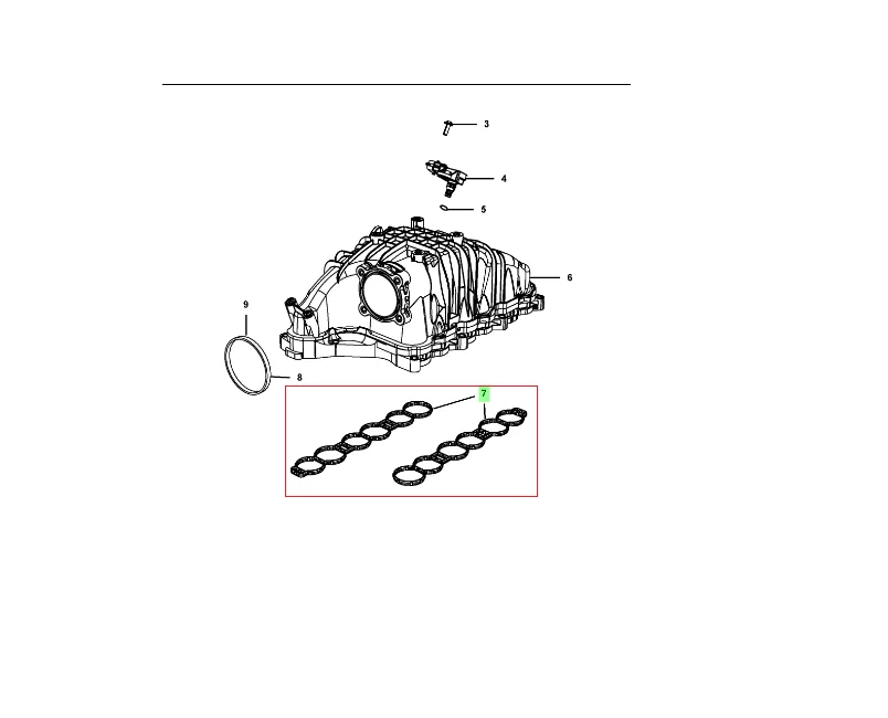 JUEGO DE EMAPQUETADURAS MULTIPLE ADMISION INFERIOR GRAN CHEROKEE/RAM 3.0L DIESEL 14-20 FELPRO - Imagen 2