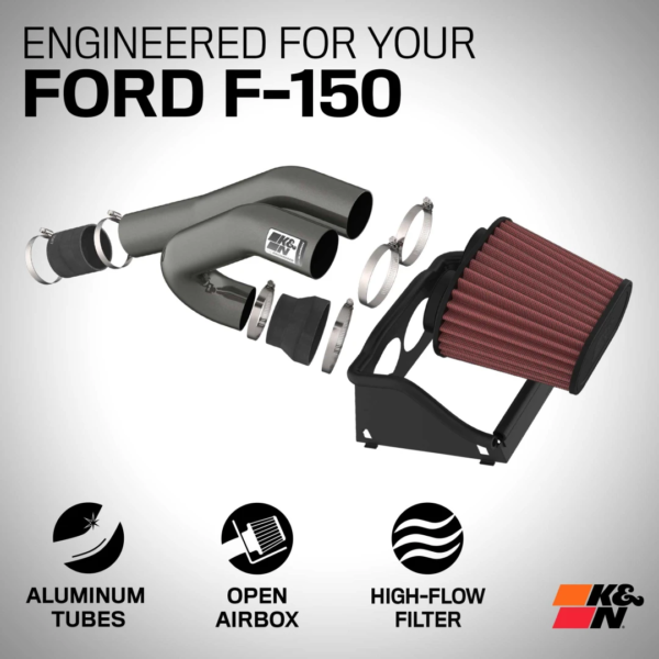 INDUCCION ADMISION F150/RAPTOR 2.7/3.5 15-24  K&N - Imagen 2