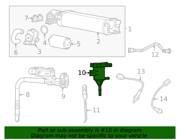 VALVULA SELENOIDE CANISTER DODGE MAGNUM CHARGER CHRYSLER 300 08-21 DORMAN - Imagen 2