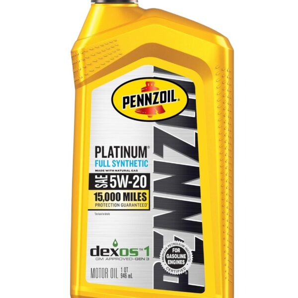 ACEITE 5W20 DEXOS 1 SINTETICO BENCINEROS 946ml PENNZOIL