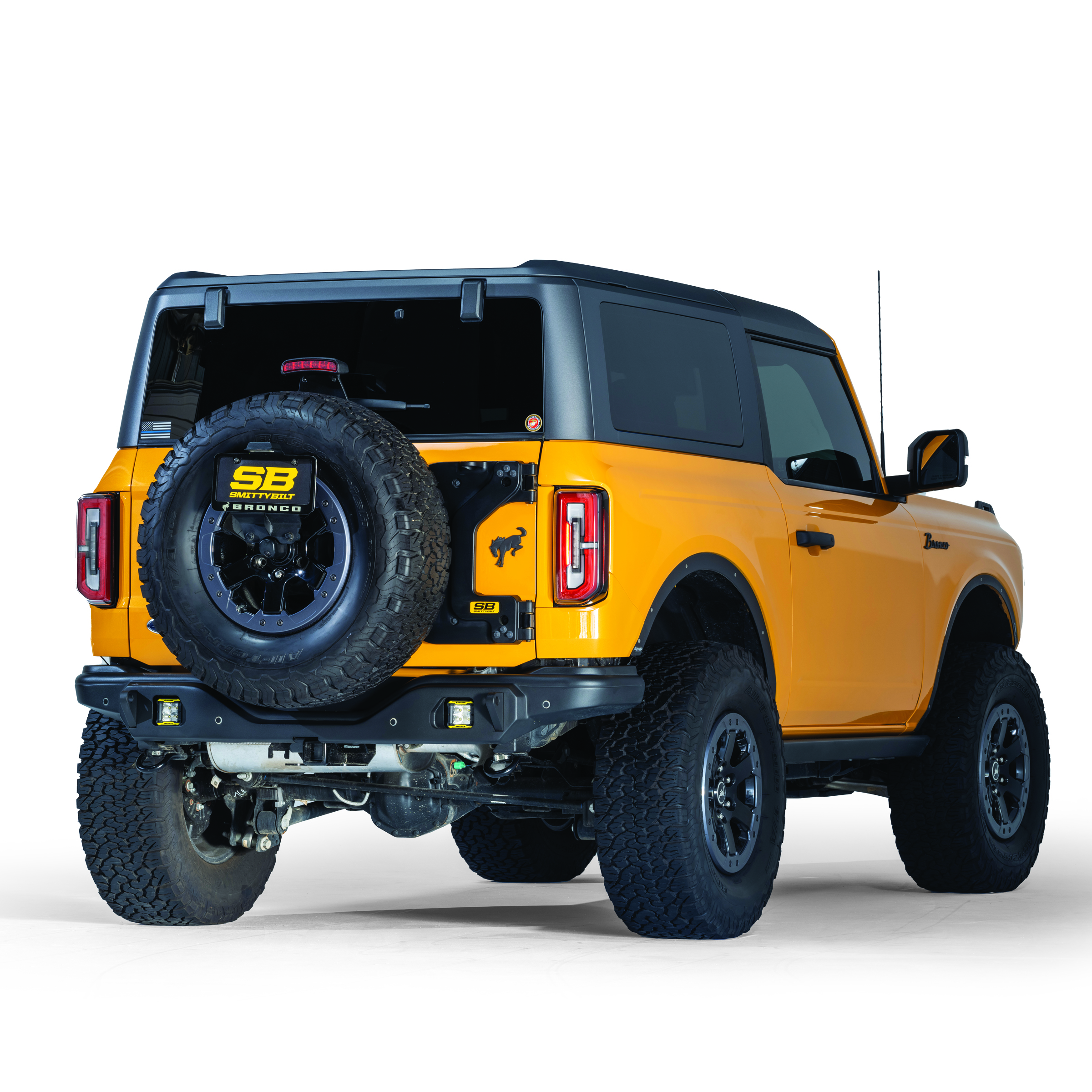 SOPORTE PORTALON RUEDA REPUESTO BRONCO WILDTRAK 24-26 SMITTYBILT - Imagen 5