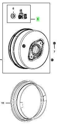 SENSOR DE VACIO SERVO FRENOS PACIFICA/DURANGO/GRAND CARAVAN/WRANGLER/RAM 11-25 STANDARD - Imagen 3